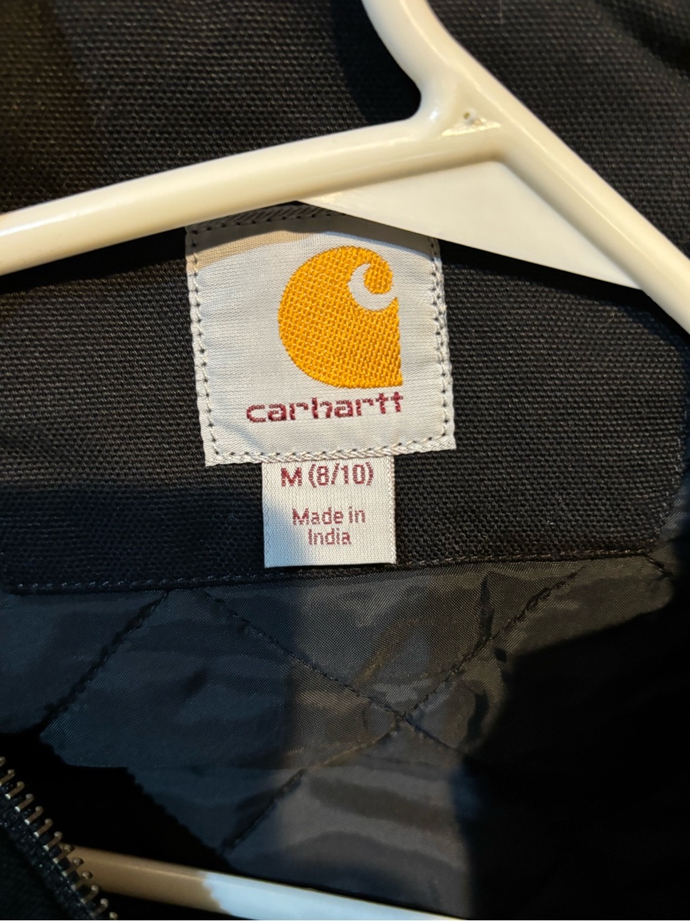 Carhartt Black Hooded Work Vest like New - Picture 9 of 13